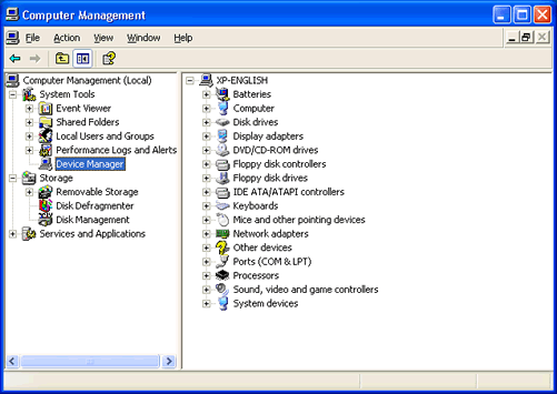 Open Device Manager.